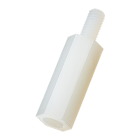 Nylon spacer hexagonal male thread ...
