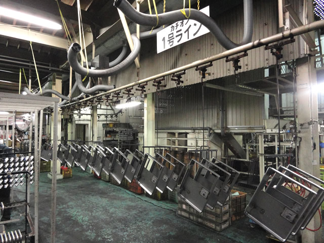 カチオン電着塗装ライン