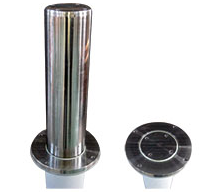 不審車両侵入防止装置　電動式ボラード