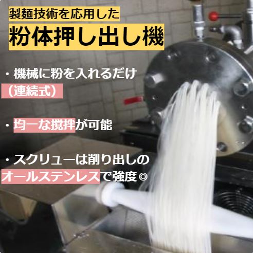  『高圧真空押出機 MV型』