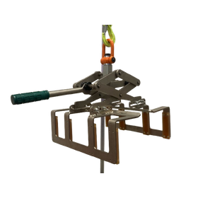 段ボール専用クランプアタッチメント／レールステーション