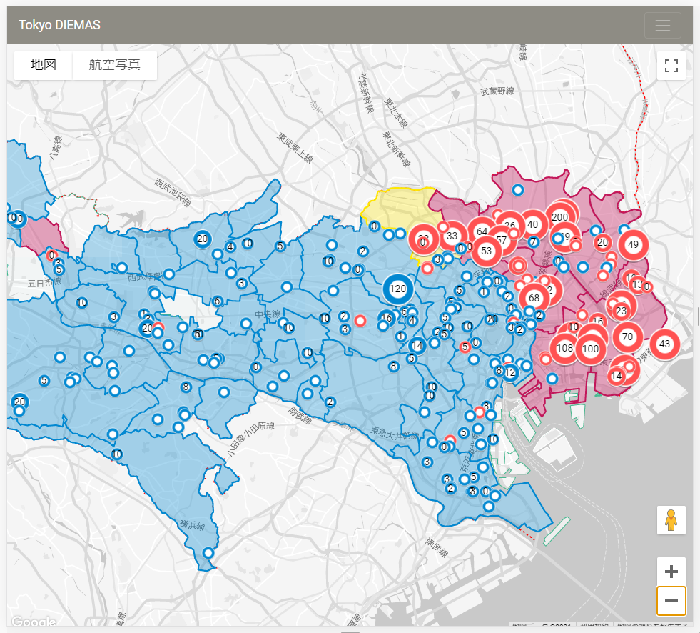 緊急時透析情報共有マッピングシステム『DIEMAS』