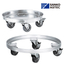 KMS-TP tapered container caster cart (SUS with urethane wheels)