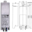 α1-350-150N San-Ei Electric LED Power Supply Waterproof and Dustproof IP