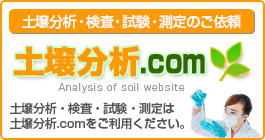 土壌分析　土壌環境基準　含有試験2項目(農用地)