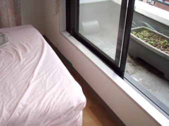 漏水調査事例　窓（開口部）廻り