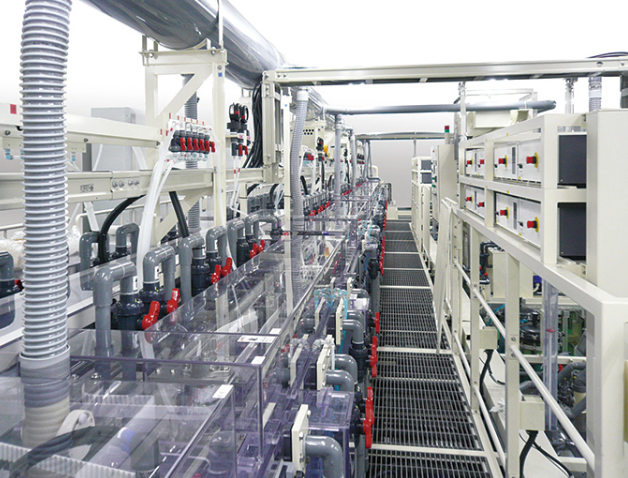 電解銅めっき装置(不溶解銅めっき)