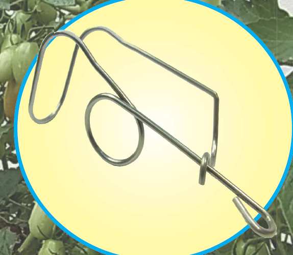 農業向け製品！支柱を結束するクリップ【楽々クリップ】