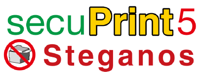 印刷ソフト『secuPrint5 Steganos』