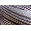 Specially processed plated iron wire with a non-slip surface.