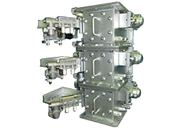 Three-stage damper of type J (JIS standard particle size