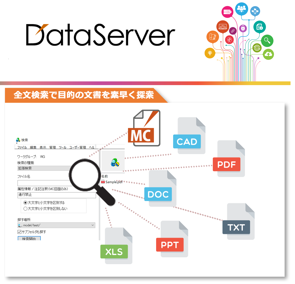 設計資料や関連データを一元管理【DataServer 】
