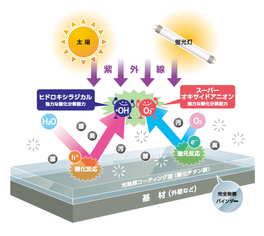 光触媒コーティング技術『Tiotect/ティオテクト』