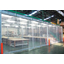Example 1 of partition curtain installation in factory work areas.