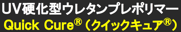 機能性オリゴマー『Quick Cure（クイックキュア）』