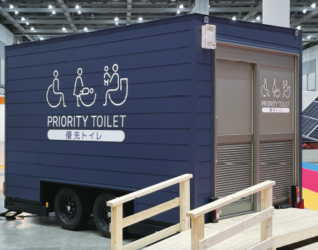 トレーラーハウス『TOILET CUBE 低床タイプ』