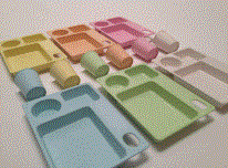 紙パウダー入り複合素材『燃やせるプラスチック』