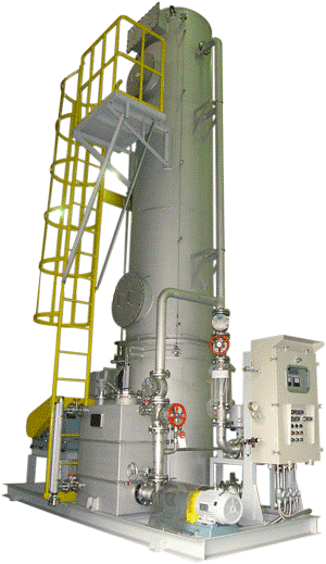 排ガス洗浄処理装置　ＰＢスクラバー（無充填・気液混合式）