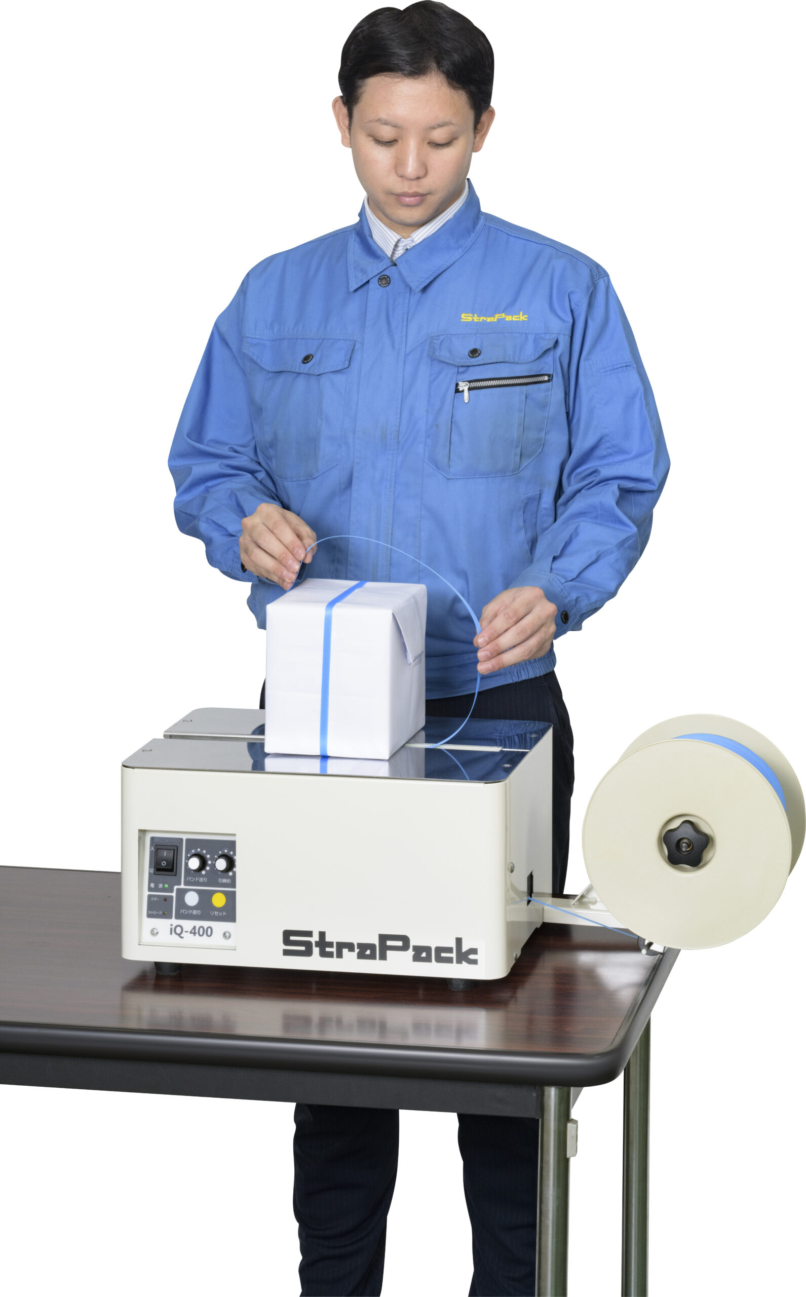 半自動梱包機卓上型　「iQ-400DT」