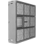 Space-saving unit type air filter device "Camlock casing"