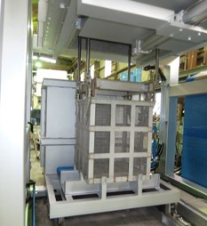 アルミ熱処理炉　航空宇宙産業にも対応可能