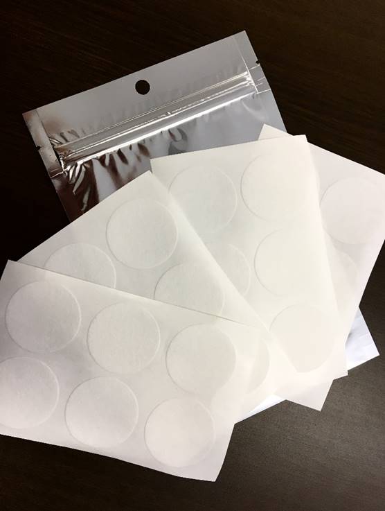 【充填加工サービス】日用品向けアロマパッチ・虫よけシールなど