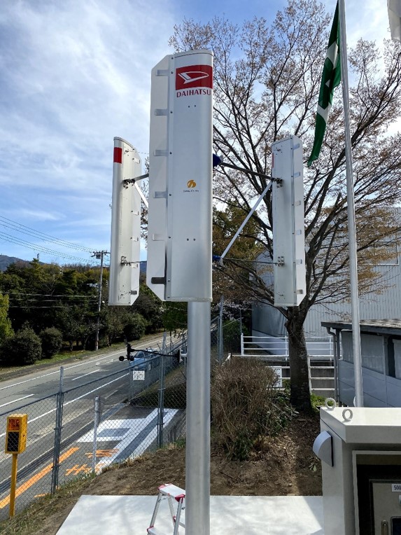 風力発電機「高性能モーフィング垂直型小型風力発電機」