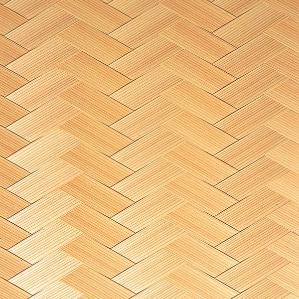 横山竹材店　杉柾不燃矢羽根網代（アジロ）