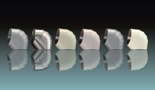 ジャストエルボ　給排水・冷温水・冷媒配管の外装材