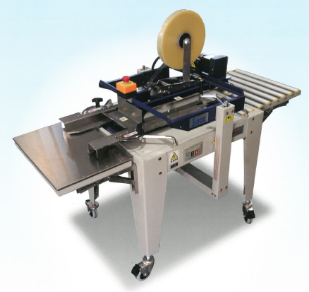 医薬品の梱包のため、薬局で採用いただきました「封函機」