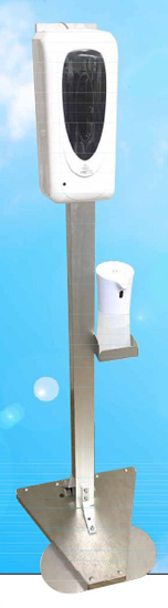 自動除菌・消毒ディスペンサー付き除菌スタンド