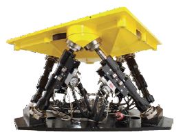 自動車試験用ヘキサポッド型　油圧加振テーブル