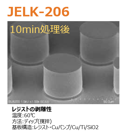 レジスト剥離液・ドライエッチング残渣除去液『JELKシリーズ』