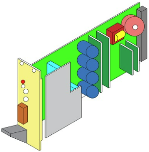 鉄道車載用超広範囲DC入力電源装置