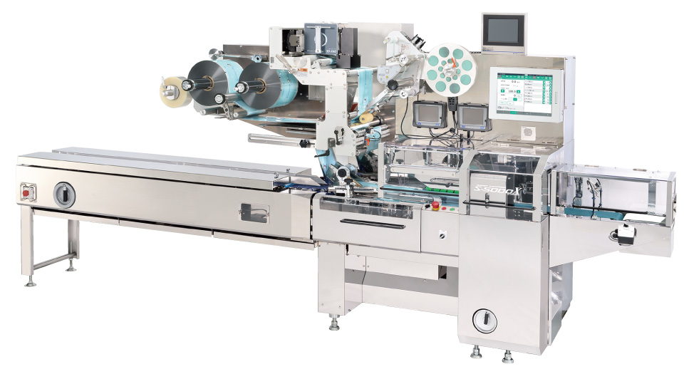 ひろ工様⑤専用商品 パン用フィンガーレス横ピロー包装機 S-5000X BX-BIP 大森機械工業