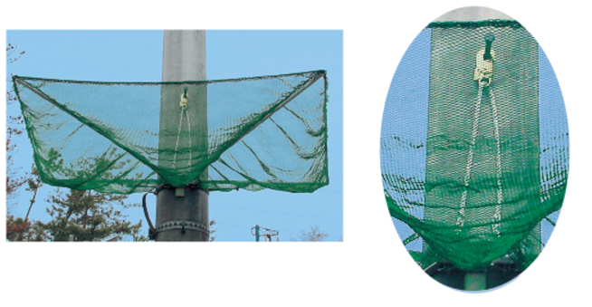 簡易型落下物防止ネット『FN-12S』 藤井電工 | イプロスものづくり