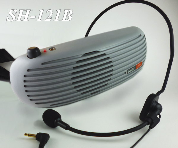 GIGAPHONE G-505-A充電式ハンズフリーメガホン手ぶら拡声器4A①