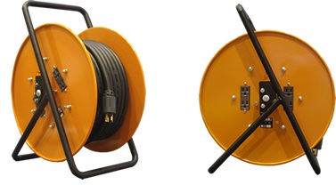 建設現場の必需品　昇圧トランスリール