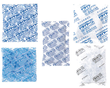 包装用シリカゲル乾燥剤　『ドライヤーン 分包品』