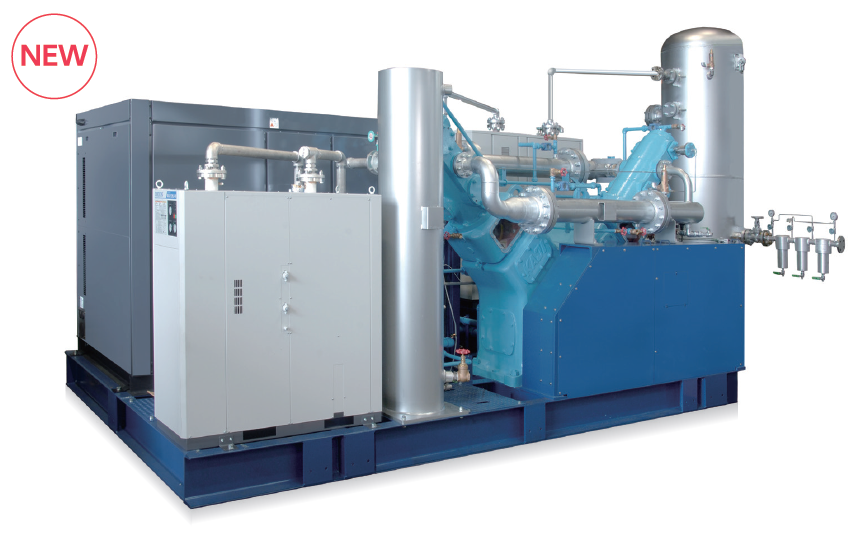 PETボトル成形用高圧オイルフリーコンプレッサー『KJシリーズ』