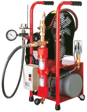 超小型空冷式高圧コンプレッサー『PHCシリーズ』 東亜潜水機