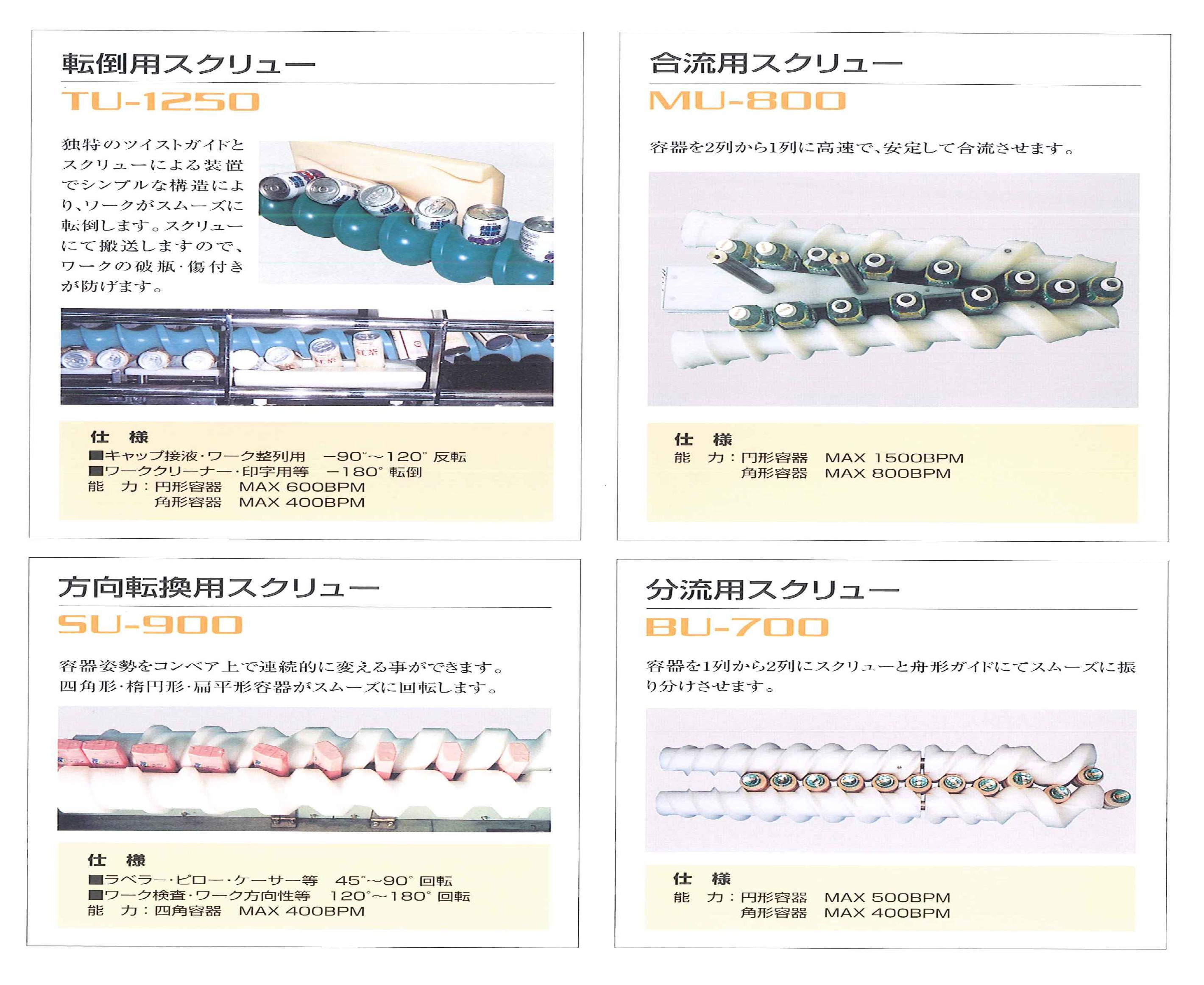 タイミングスクリュー