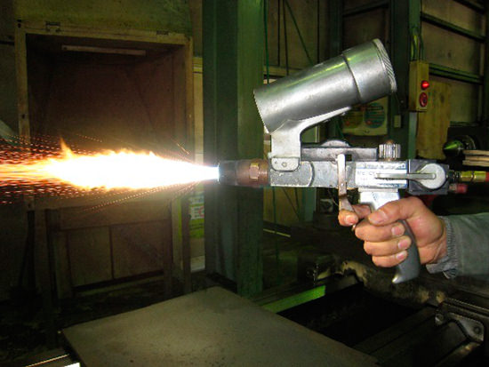 【低温100℃】表面処理技術『金属溶射』