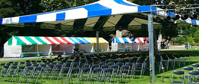 【ストロングクールX 設置例】イベント期間だけのクールダウン