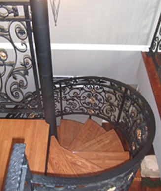 ロートアイアン 階段手摺