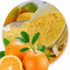 Orange powder, powdered to retain the refreshing flavor of natural citrus.
