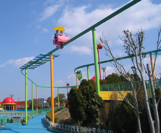 遊園施設機械『  サイクルモノレール』