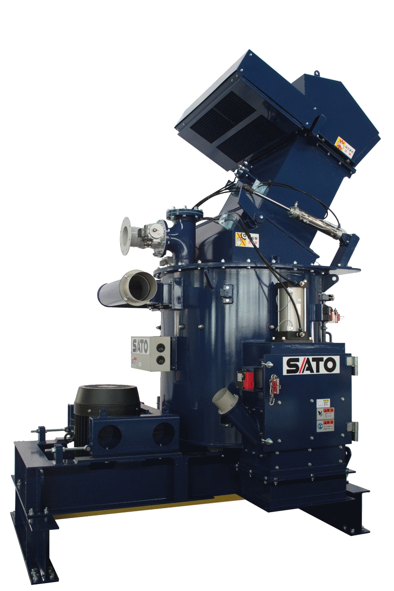 リンクチェーン式破砕機 クロスフローシュレッダ S-1000 佐藤鉄工