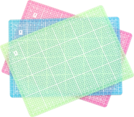 スケルトンカッティングマット