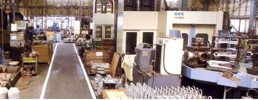 設備紹介（角物加工全般に優れた設備と技術力を保有）